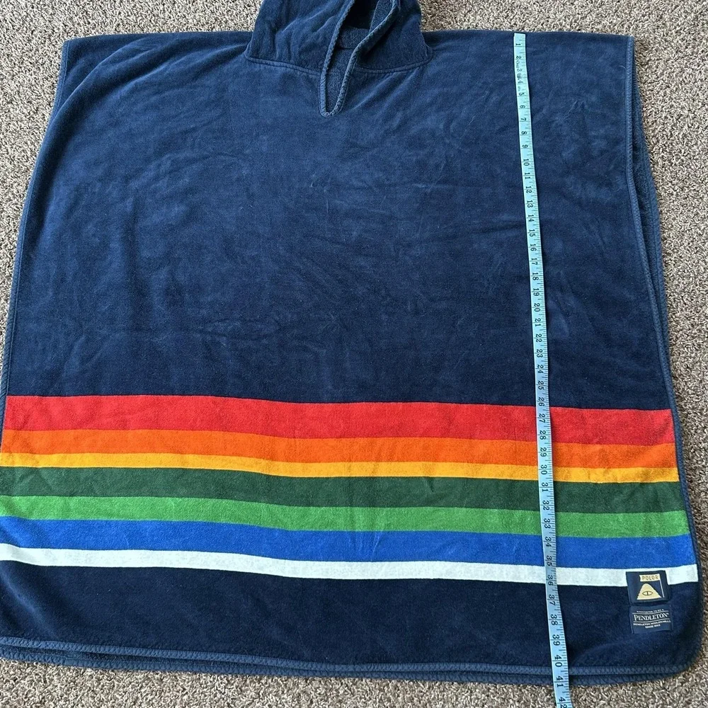 Poler Pendleton‎ Towel Poncho Crater Lake Hooded Surf Swim Beach Wearable